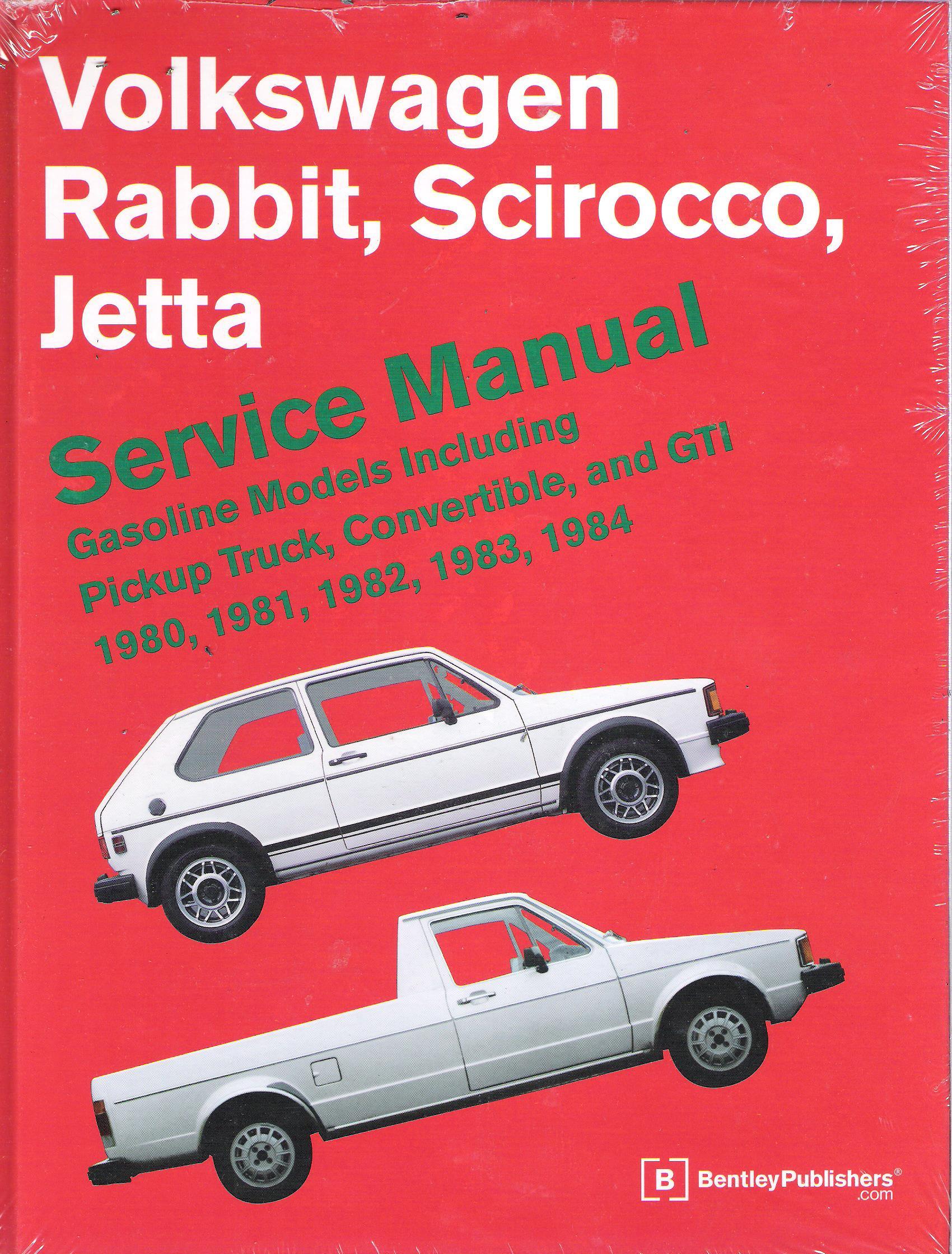 1980-1984 Volkswagen Rabbit, Scirocco, Jetta, Bentley Factory Service Repair Manual  